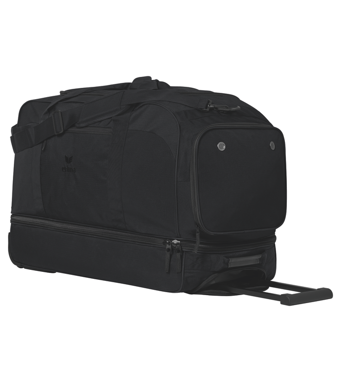 Sportstaske med hjul og bundrum