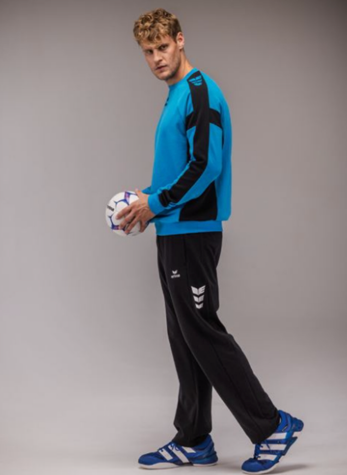 Sweatpants bomuld/polyester - sort