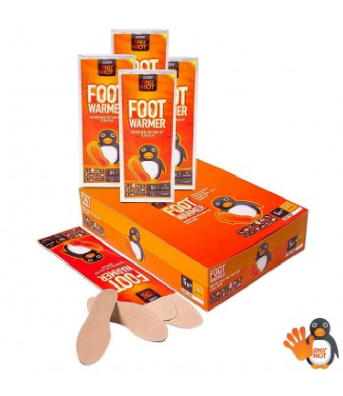 5 par Træt af at fryse om fødderne - ONLY HOT fodvarmere