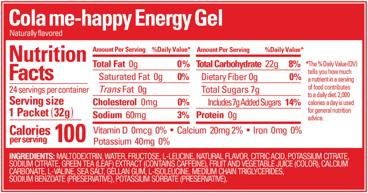 cMe Happy | Energi gel med koffein