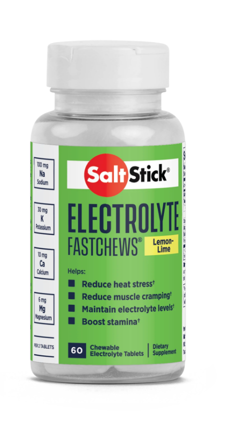 SaltStick salttabletter 60 stk. – Kosttilskud – Fastchews Lime - lemon