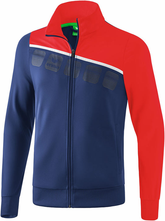 Outlet str. 44 Teamline 5-C træningstrøje med lang lynlås.