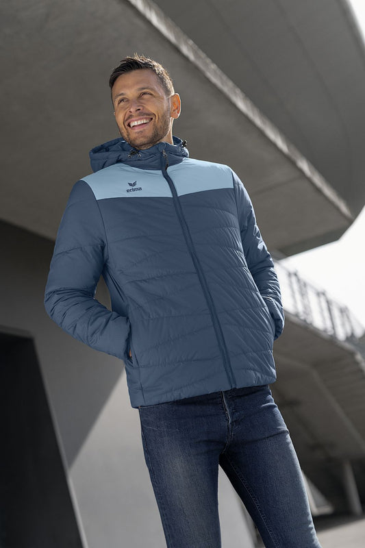 Outlet Medium- Quiltet jakke Blå