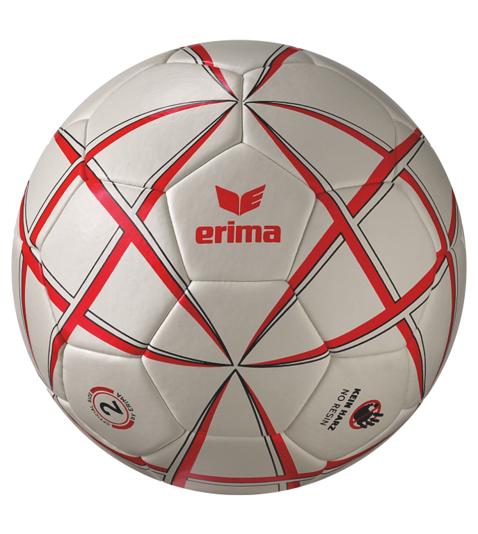 KLUBTILBUD - 10 stk. Erima MAGIC WHITE TRAINING HARPIKS-FRI str. 2 - Hvid-rød