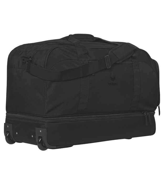 Sportstaske med hjul og bundrum