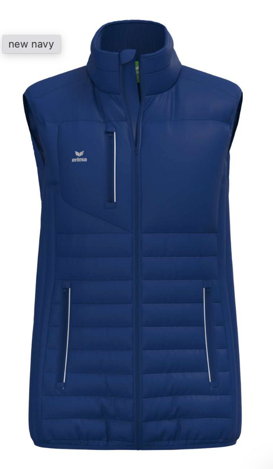 Outlet str. 2XL - Erima PUFFER VEST – Sporty og komfortabel - Navy