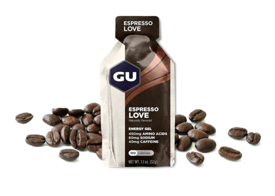 12 stk. GU Energy Gel Espresso Love Box (24x32g) | Energi geler med koffein