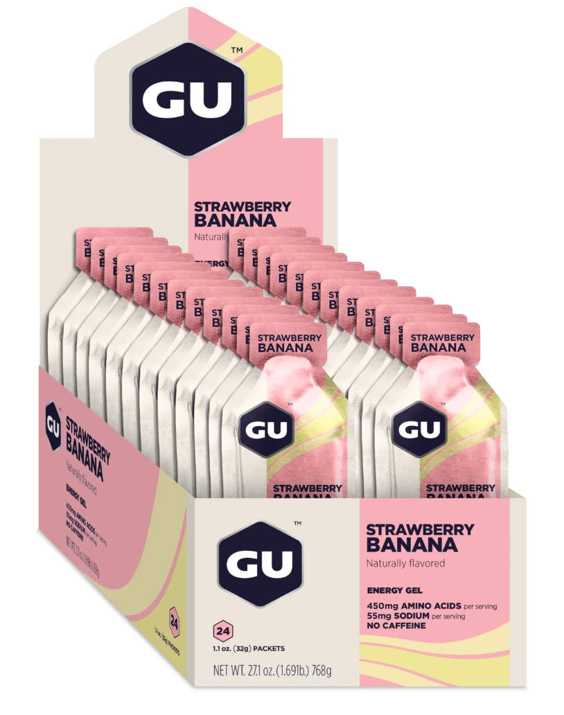 1 stk. GU Energy Energi Gel 32g med Jordbær-Banan smag