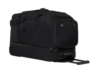 Sportstaske med hjul og bundrum