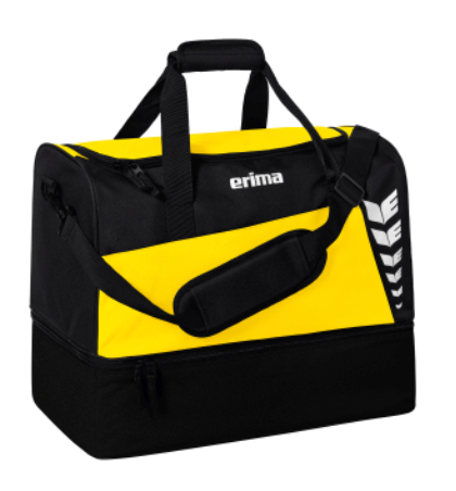 Erima sportstaske med bundrum - Gul/sort