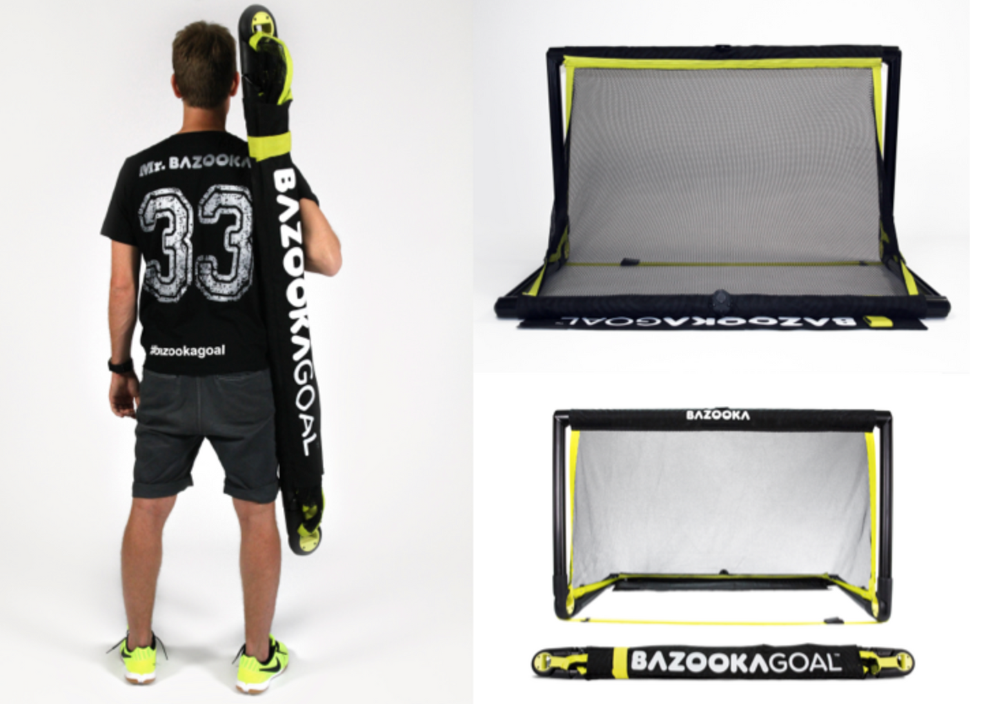 KLUBTILBUD! 12 stk. BazookaGoal Original 120 x75. Gratis fragt