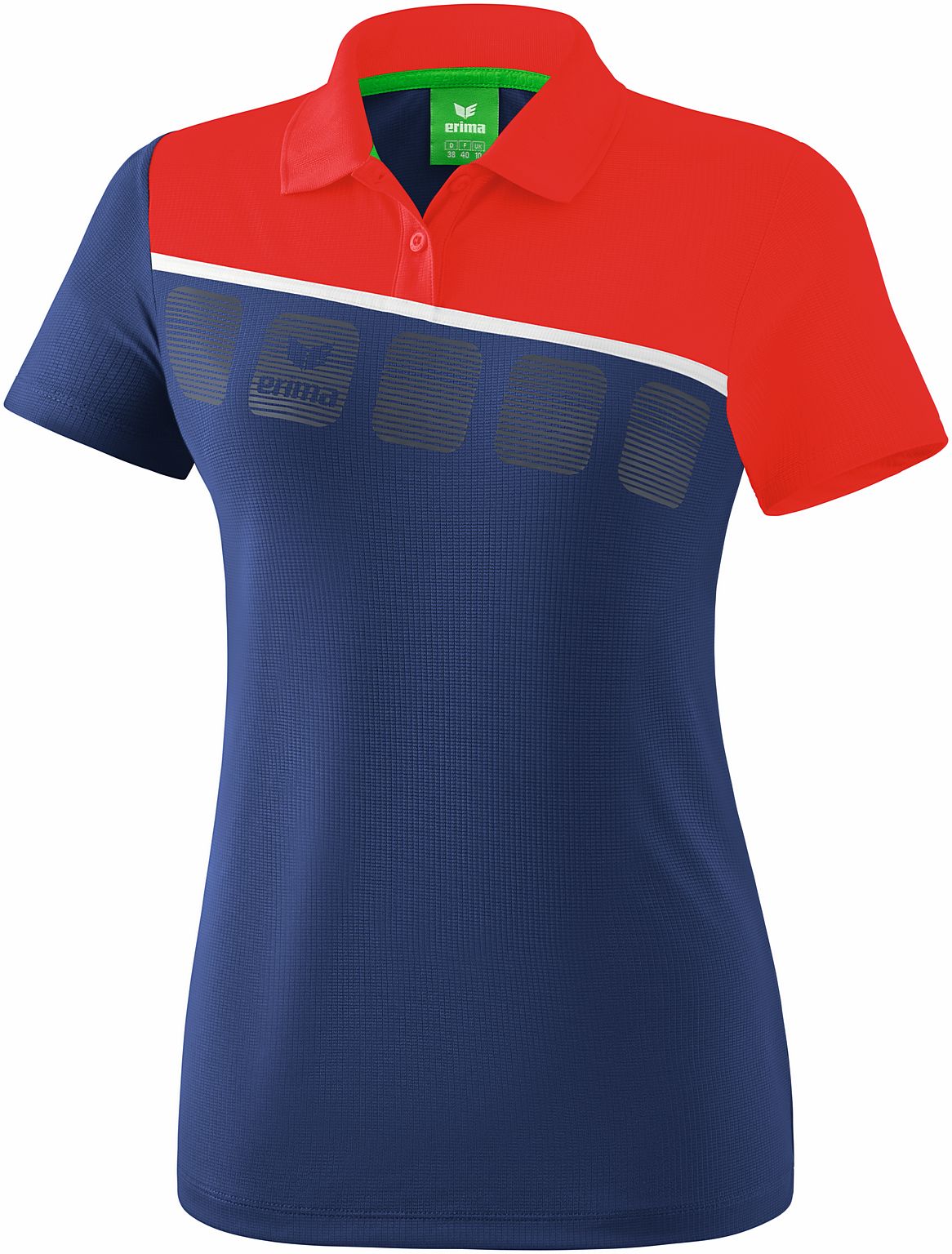 Outlet str. 42 Teamline 5-C Polo-shirt faconsyet damemodel