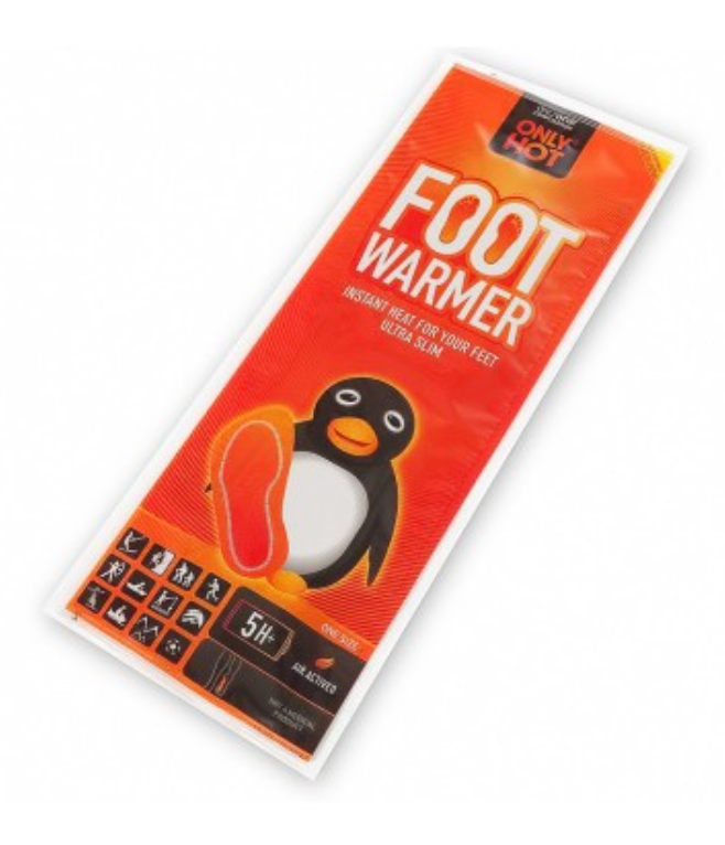 Træt af at fryse om fødderne - ONLY HOT fodvarmere
