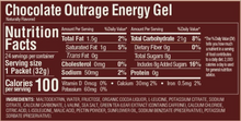 Indlæs billede til gallerivisning 24 stk. GU Gel Chocolate Outrage | Energi gel med koffein

