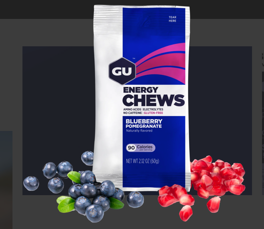 GU Energy Labs Chews - BLÅBÆR GRANATÆBLE